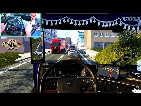 Euro Truck Simulator 2 | Realistic Steering Wheel Experience