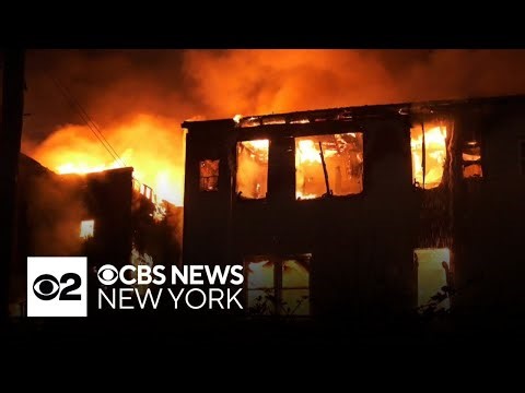 Devastating fire rips through multiple buildings in Newark, N.J.
