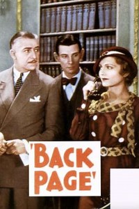 Back Page (1933) - Movie