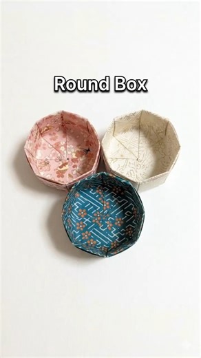 So Easy Origami Round Box 📦 (No Glue!)