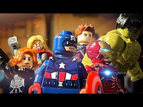 The BATTLE of New York | Lego Avengers Stop Motion