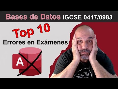 Los 10 errores más comunes en exámenes de bases de datos IGCSE 0417/0983