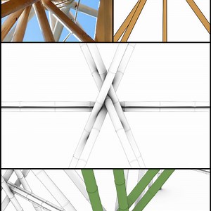 Penda's Fastener-Free, Re-usable Bamboo Structural System - Core77