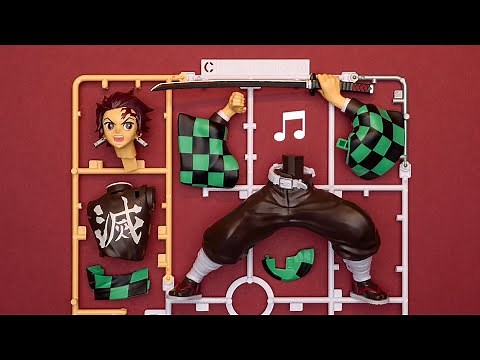 ♪Build: Tanjiro Kamado | Demon Slayer | Satisfying beat building | Speed build | Model Kit