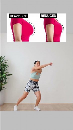 How to reduce breast size fast, lift sagging, perkier shape, full workout ⬆️
