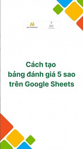 Hướng dẫn nhanh cách tạo bảng đánh giá 5 sao trên Google Sheets #googlesheets #googlesheetstutorial