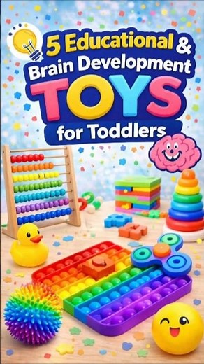 Top 5 best Educational Toys for Toddlers 🧸 | Fun Learning for Kids 👶✨