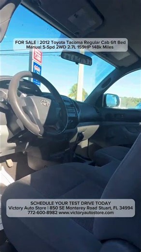 🚨 Manual 5-speed Tacoma hits the market! #toyota #tacoma #used #forsale 🚨