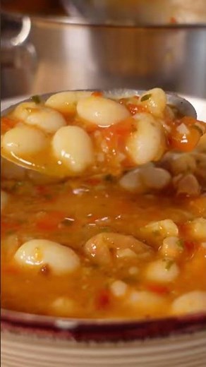 The creamiest white bean soup #soup #greek_cuisine #whitebean