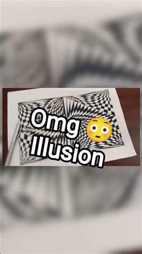 Drawing Illusions That Will Trick Your Brain #ytshorts