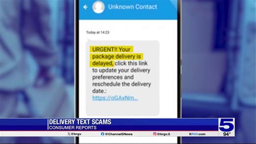 Consumer Reports: Delivery text scams