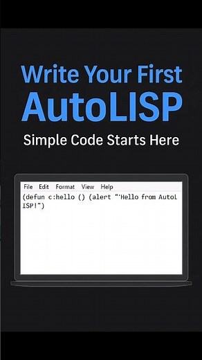 AutoLISP for Beginners: The Fastest Way to Start Coding #LearnAutoLISP #Programming