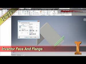 Inventor Tutorial Sheet Metal Face and Flange