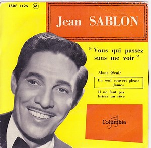 Jean Sablon - Vous Qui Passez Sans Me Voir