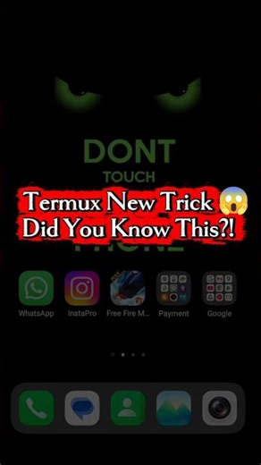 😈 Termux New Trick | Did you know this 😱 | #shorts #coding