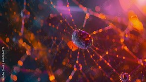 A closeup of the inner workings of a solar panel reveals the intricate network of wires and cells that make it function. Stock Video