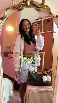 TRAVEL WITH ME TO LA🌴⭐️🎬 #travel #vlog #la #losangeles #dayinmylife #productive #shorts