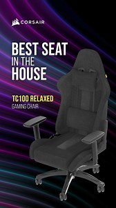3.4K views · 30 reactions | Don't sit in just any gamer chair – experience superior comfort and relaxation in a premium racing-inspired CORSAIR TC100. ⚪ 2D Armrests & up to 160° Recline ⚪ Embedded Steel Frame ⚪ Neck and Lumbar Pillows Included | CORSAIR | Facebook