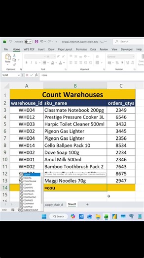 🔥 Master COUNTA in Excel in 60 Seconds! 🚀 | Advanced Excel Tips & Tricks