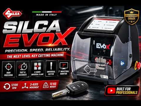 Silca Evox Automatic Key Cutting Machine | Features & Capabilities | Quba Keys