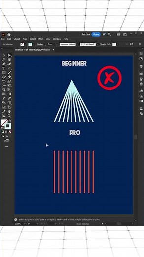 Line Alignment Like a PRO in Adobe Illustrator – Easy Tutorial