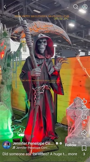 NEW VIDEO of Home Depot’s 2026 Halloween LineUp #halloween #animatronics #shortvideo