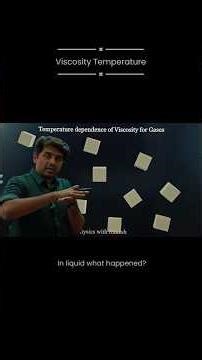 Viscosity dependence on Temperature for Liquids and Gases | Fluids