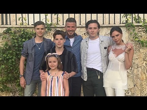 Ferienvideo der Familie Beckham