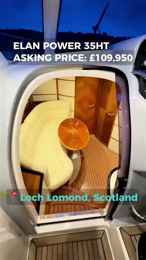 Elan Power 35 Hard Top: Luxury Hosting on Loch Lomond