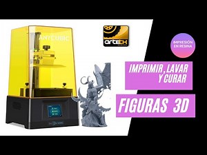 PROCESO DE IMPRESIÓN 3D EN RESINA👉👉 FÁCIL Y SEGURO 👈👈