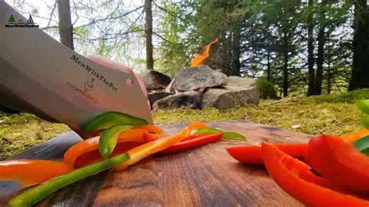 All in One Chicken Curry 🔥 ASMR Forest Cooking! No talk! Relaxing video