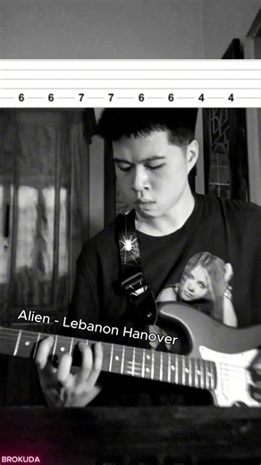 Alien | Guitar cover with tabs #lebanonhanover