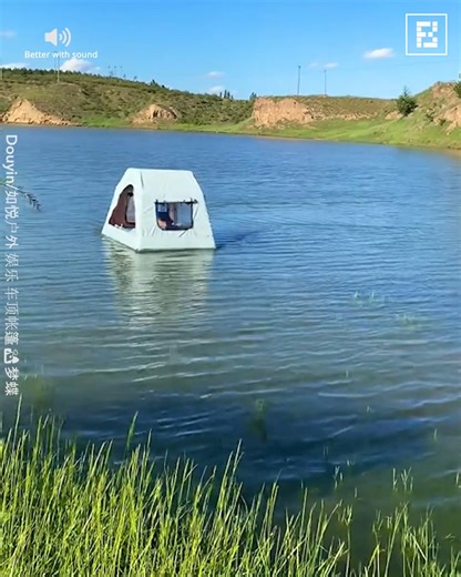 This Camping Tent Floats Like A Boat! #camping #tent #boat | Fossbytes