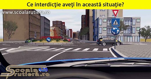Chestionare DRPCIV cat B: Ce interdicție aveți în această situație?