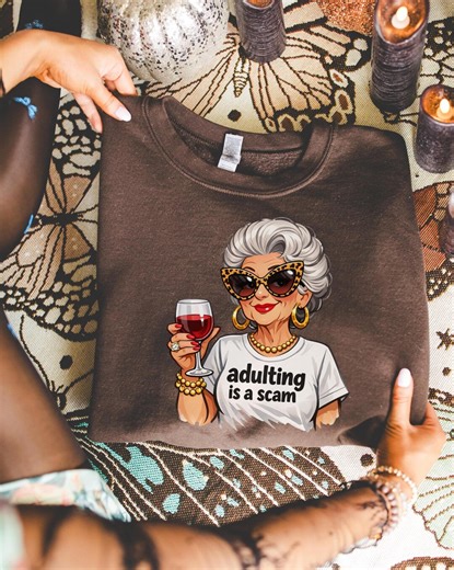 Cartoon Grandma PNG, Funny Old Lady Adulting Quote PNG, Snarky Funny Old Ladies Clipart, Grandma Gifts (digital Download, 300 DPI) - Etsy