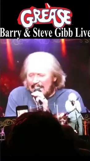 Barry Gibb & Son Steve Gibb “Grease” Live 2014