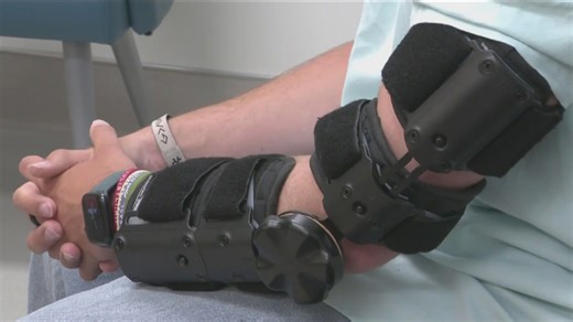 Teen with cerebral palsy creates brace to help control tremors