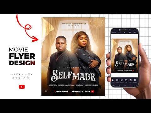 MOVIE POSTER DESIGN IN PIXELLAB | PIXELLAB TUTORIAL