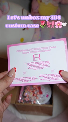 SANRIO 3DS CASE 🎀🌸🌷 #unboxing