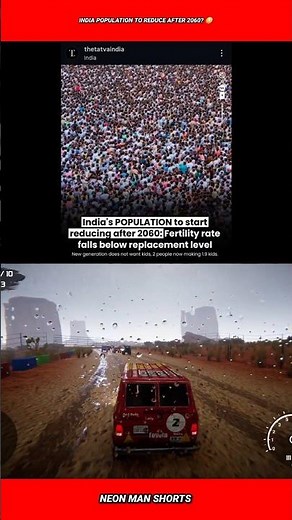 India Population to Reduce after 2060? 😳 #shorts