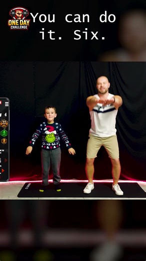 My 8-Year-Old vs Me 💪😅 | 10 Squats Challenge #fitnesschallenge #motivation #challenge #sports