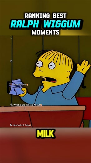 Ralph Wiggum Best Moments 😭 #shorts