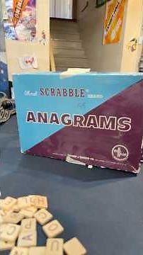 How to play Scrabble Anagrams. The 1962 lazy cash grab from the people who made Parcheesi. It’s fine