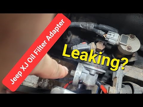 Oil Filter Adapter Leak Fix Jeep Cherokee XJ