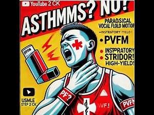 Paradoxical Vocal Fold Motion (PVFM) | Vocal Cord Dysfunction | USMLE Step 2 CK High-Yield