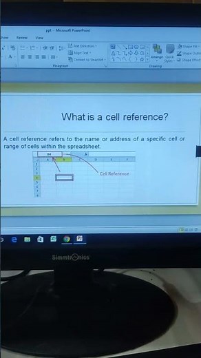 cell reference and types of cell reference