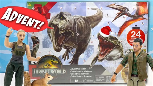 Jurassic World Rebirth dinosaur minis 2025 advent calendar review!