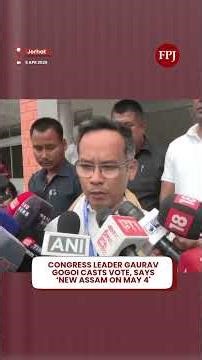 Congress Leader Gaurav Gogoi Casts Vote in Jorhat, Calls It an 'Important Day for Assam'