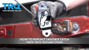 How to Replace Tailgate Latch 2004-2015 Nissan Titan