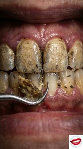 Dirty Teeth Total Deep Clean 😳 (Most Satisfying Transformation) #satisfying